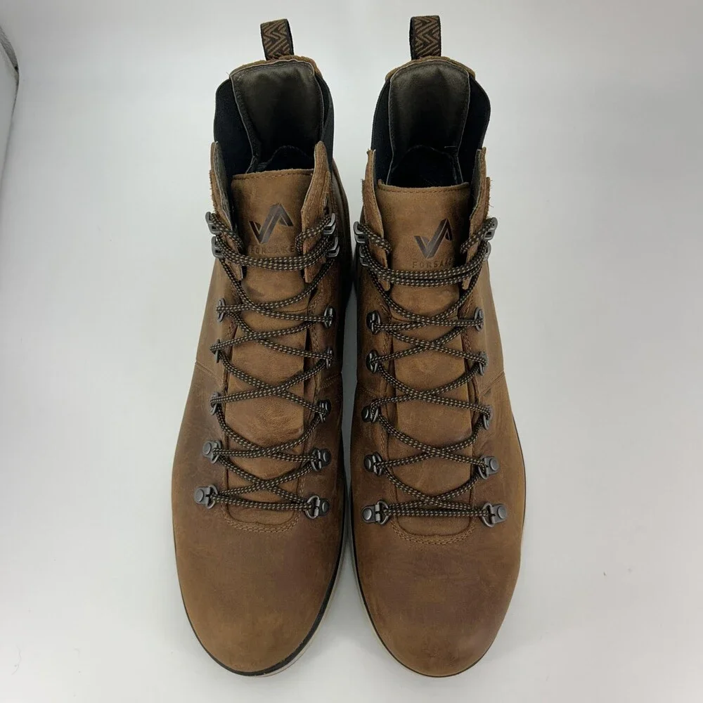 Forsake Davos High Boots Mens Size 14 Brown Leather Waterproof Hiking Hybrid